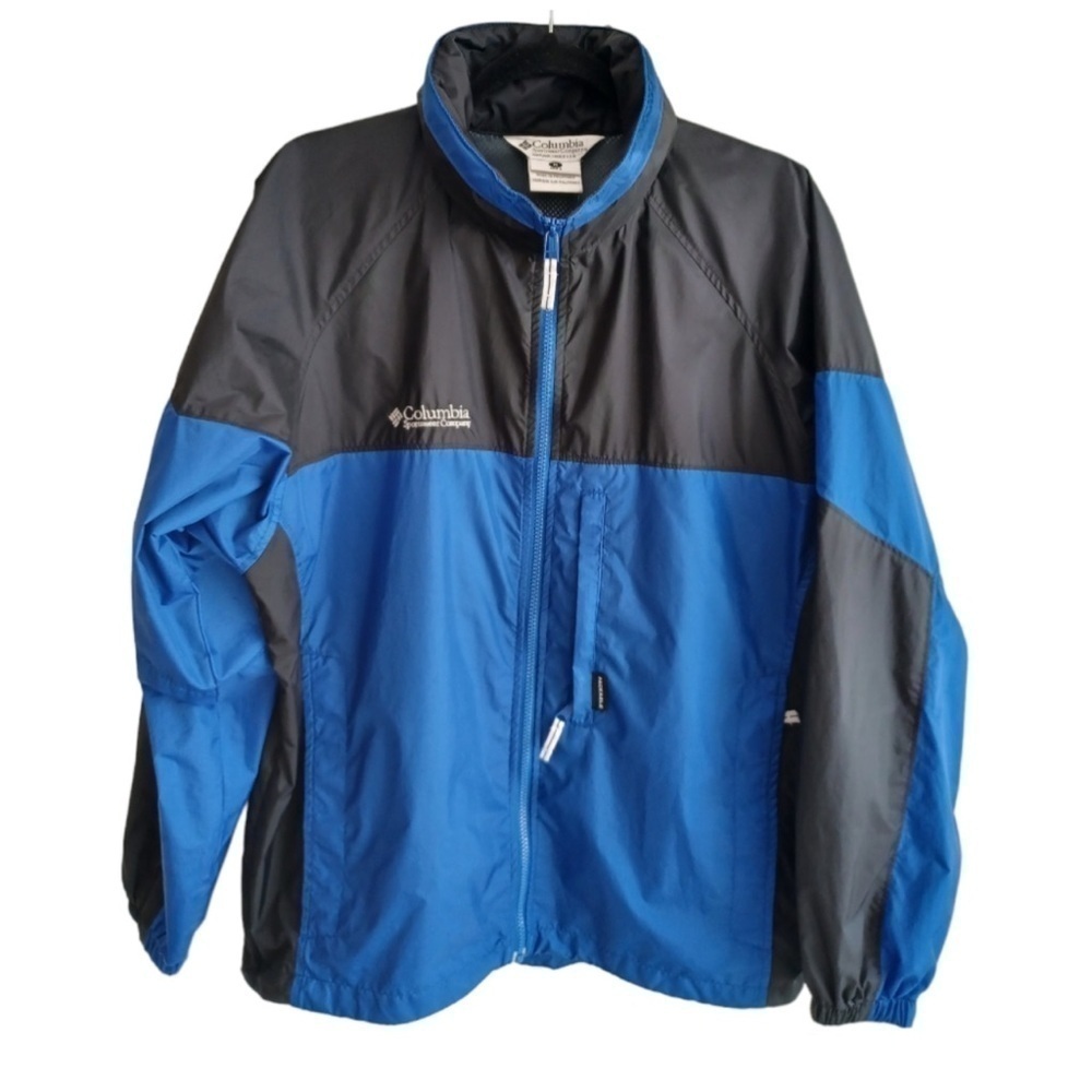 Columbia Sportwear Packable Windbreaker Jacket Men’s XL black navy